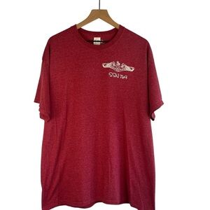 USS TOLEDO SSN-769 T-Shirt Red XL Navy Military Ohio Attack Submarine Dolphins